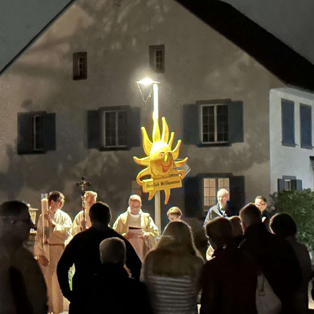 Entzündung Osterfeuer